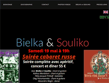 Tablet Screenshot of bielka-souliko.com